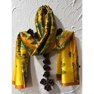 Elegant Beautiful Multi-Color Scarf - Size: 32x68